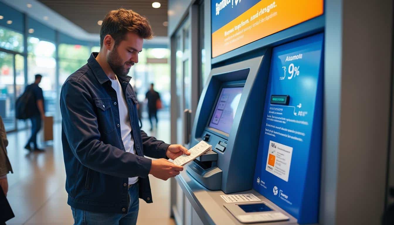 Illustration: Comment fonctionne le dépôt d’espèces à l’automate de la Banque Populaire ?