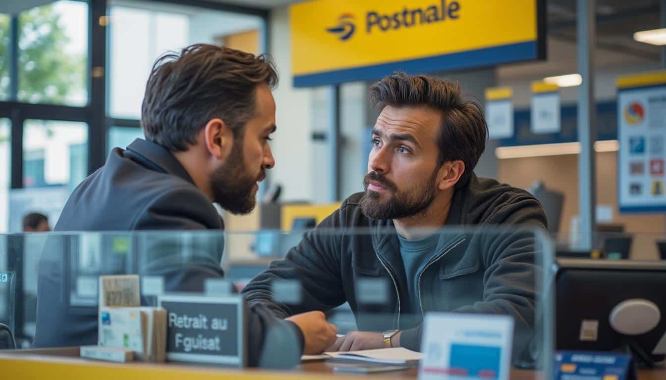 Illustration: Comprendre les plafonds et limites de retrait au guichet à la Banque Postale