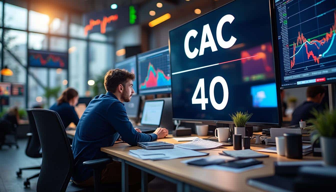 Illustration: Comprendre la définition de l’indice CAC 40, reflet de l’économie française